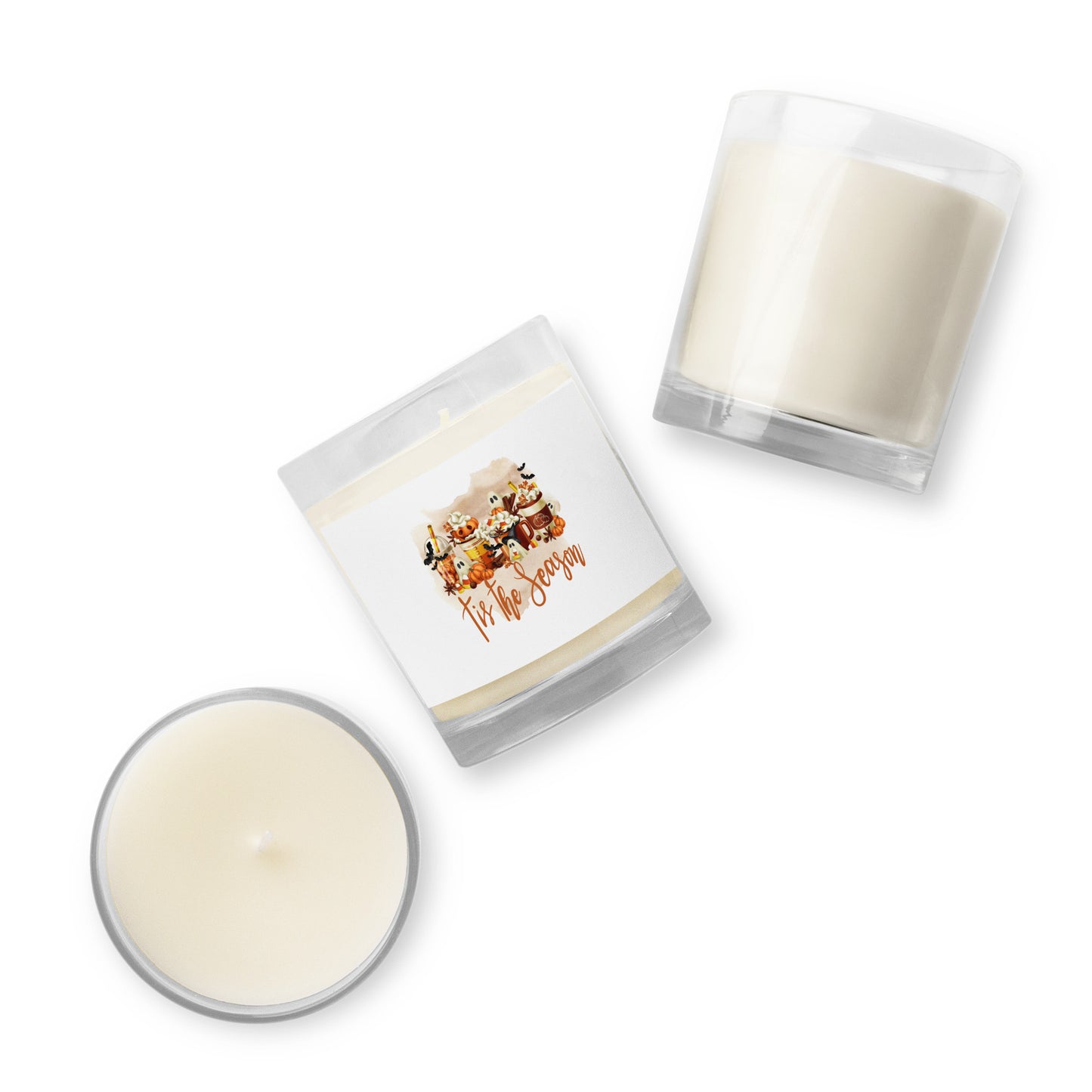 Fall Glass jar soy wax candle