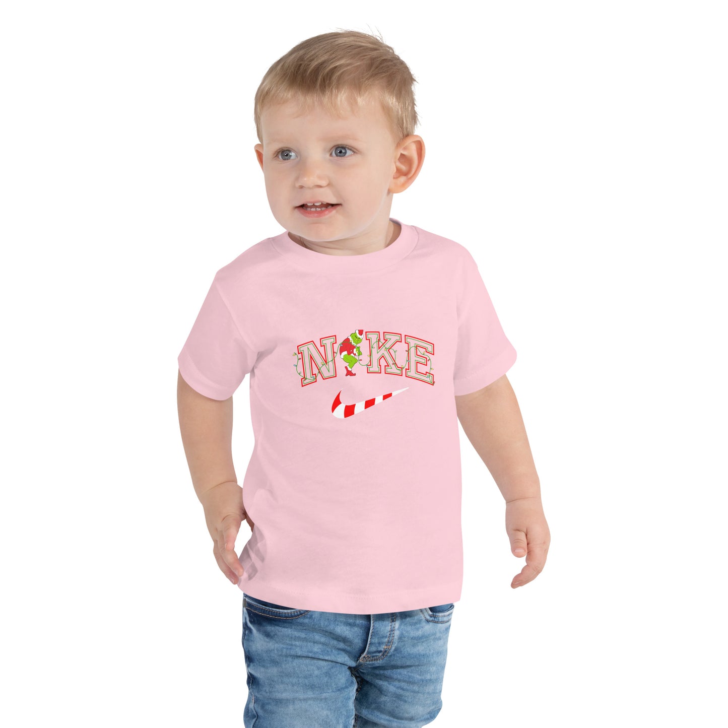 Candy Cane mean one Toddler Short Sleeve Tee