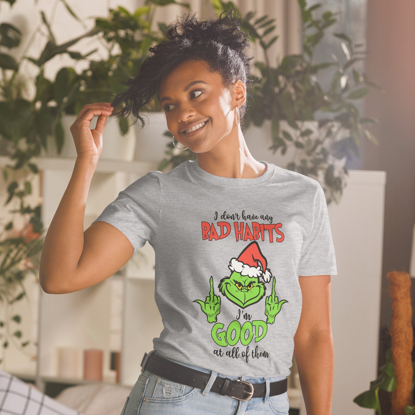 No Bad Habits Short-Sleeve Unisex T-Shirt