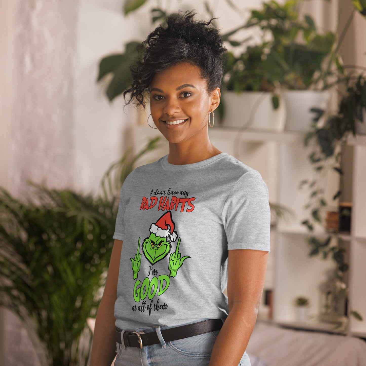 No Bad Habits Short-Sleeve Unisex T-Shirt