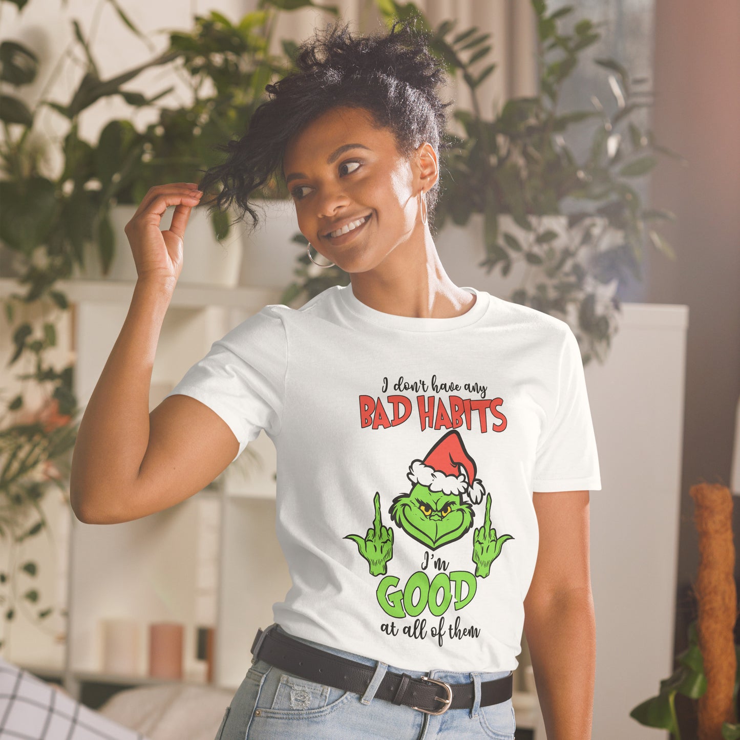 No Bad Habits Short-Sleeve Unisex T-Shirt