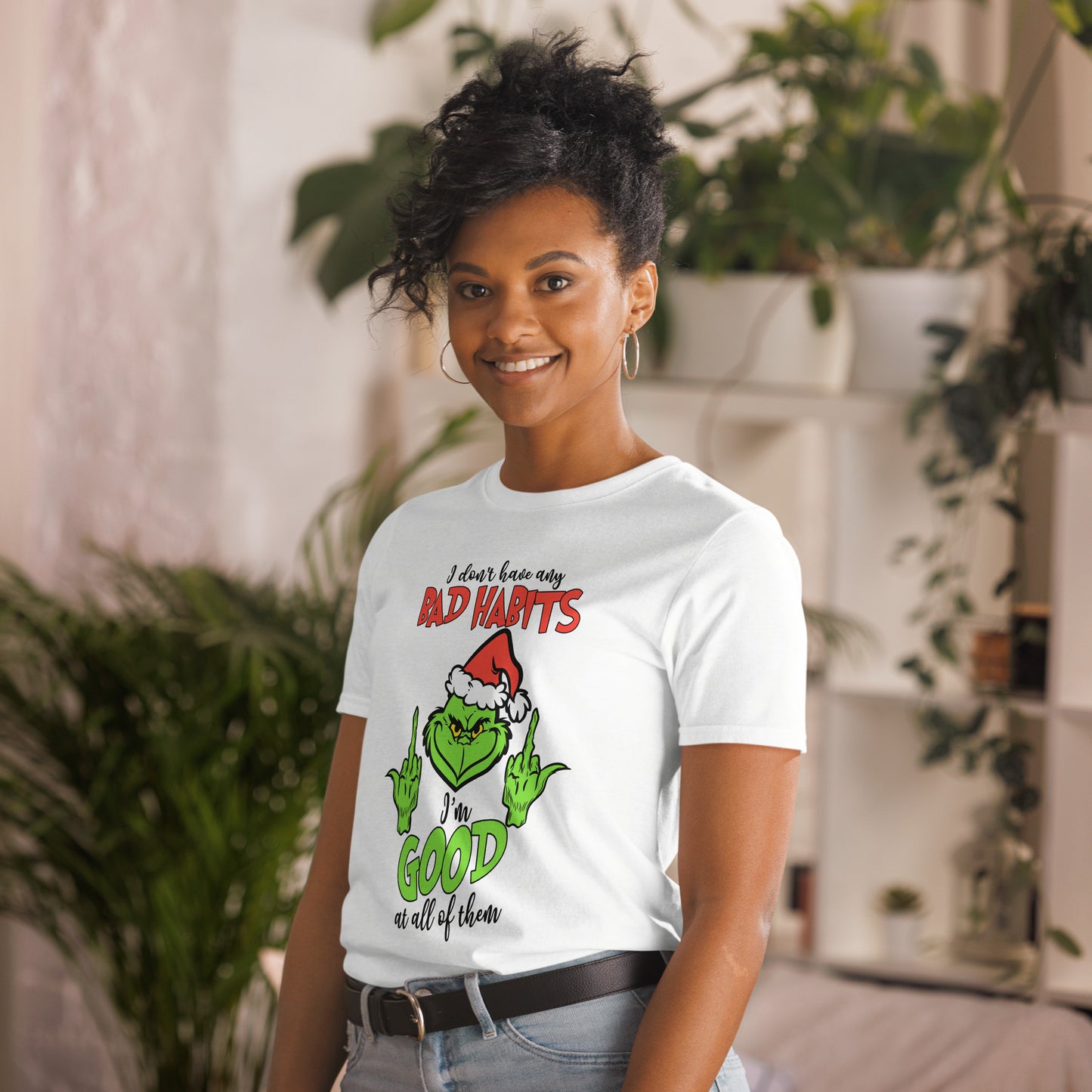 No Bad Habits Short-Sleeve Unisex T-Shirt
