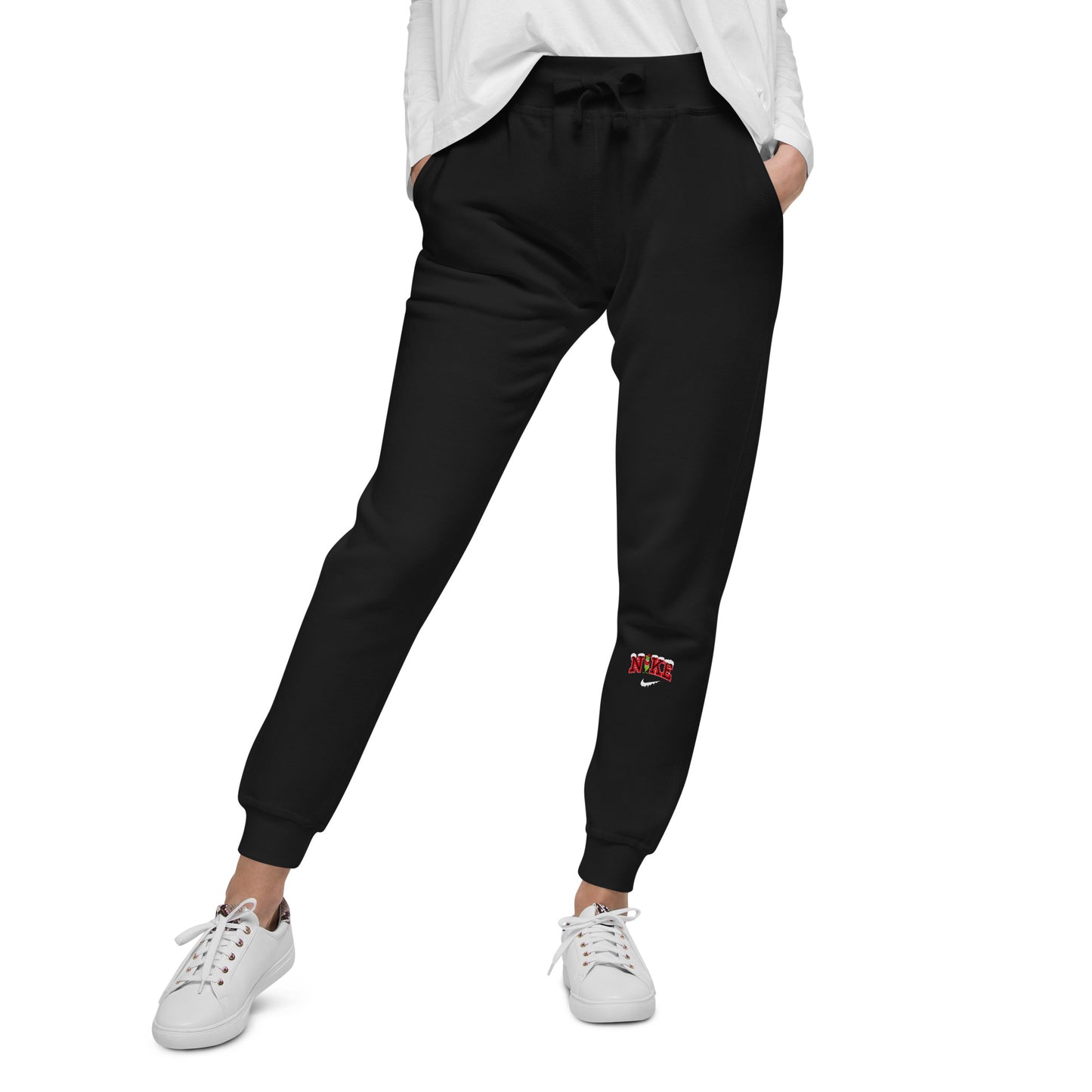 Snow mean one Unisex fleece sweatpants