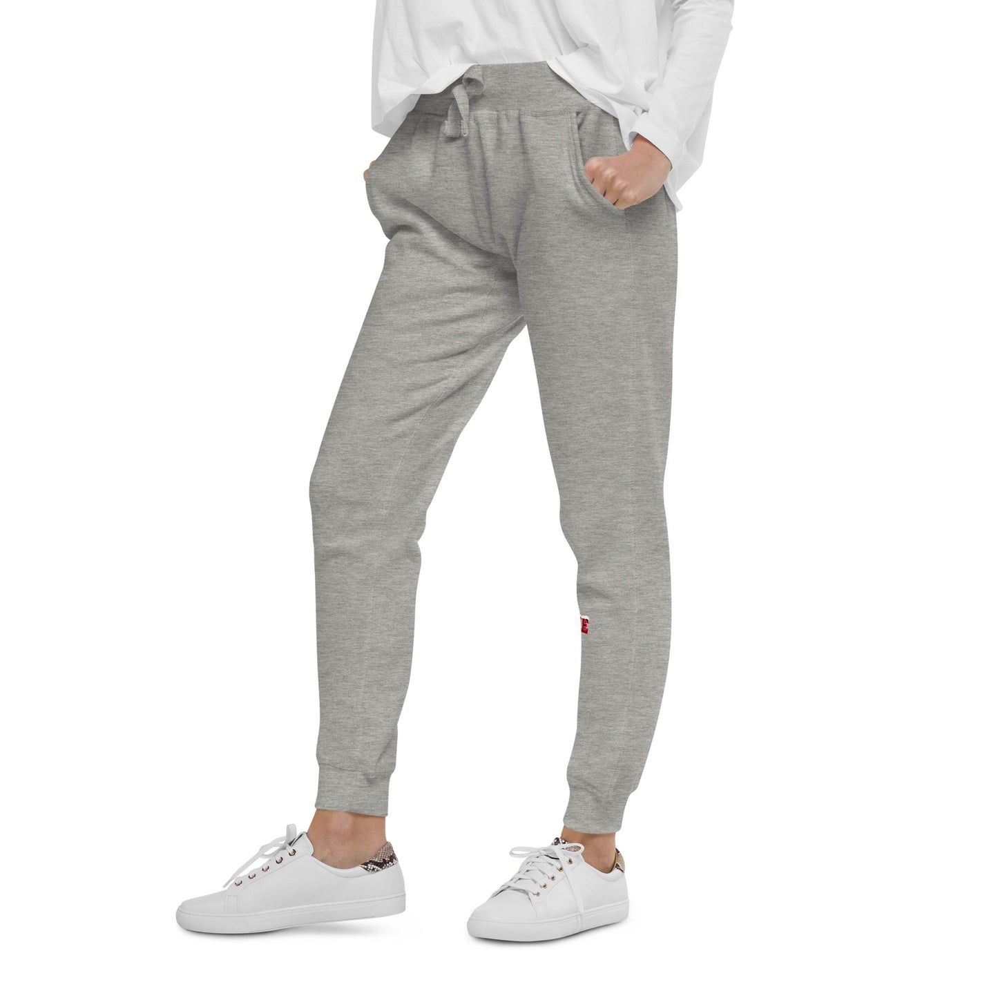 Snow mean one Unisex fleece sweatpants