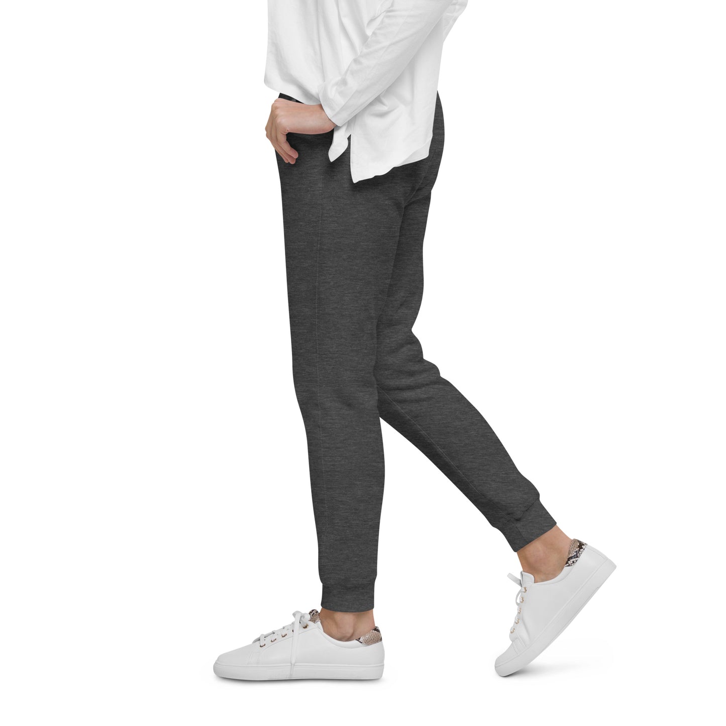 Snow mean one Unisex fleece sweatpants