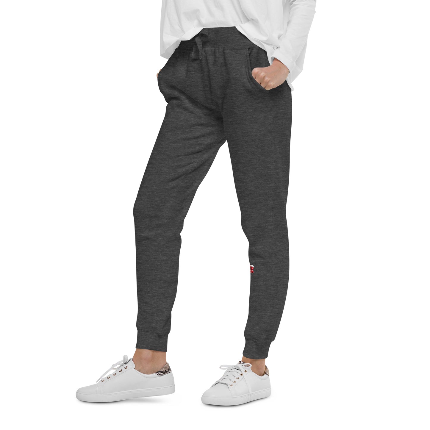 Snow mean one Unisex fleece sweatpants
