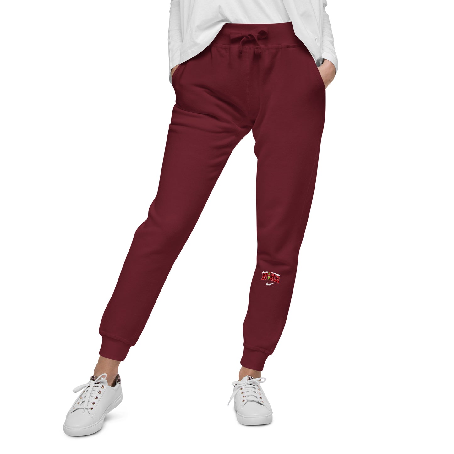 Snow mean one Unisex fleece sweatpants