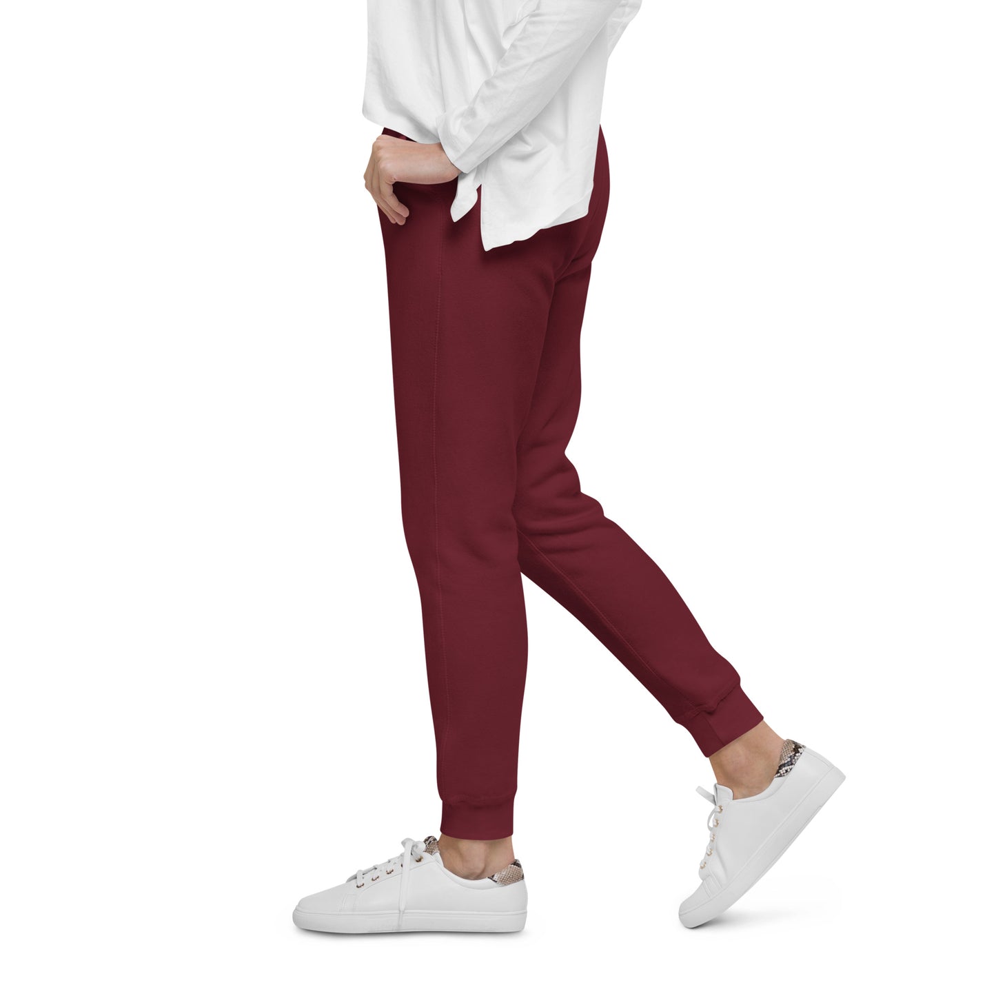 Snow mean one Unisex fleece sweatpants