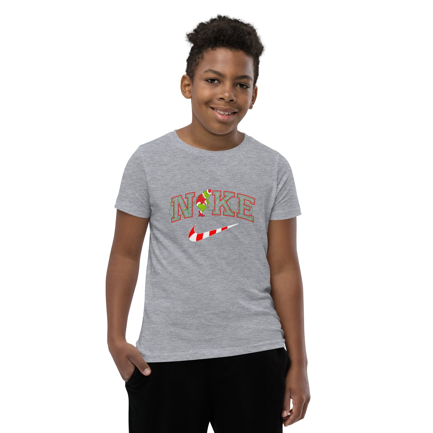 Candy cane mean one Youth Short Sleeve T-Shirt