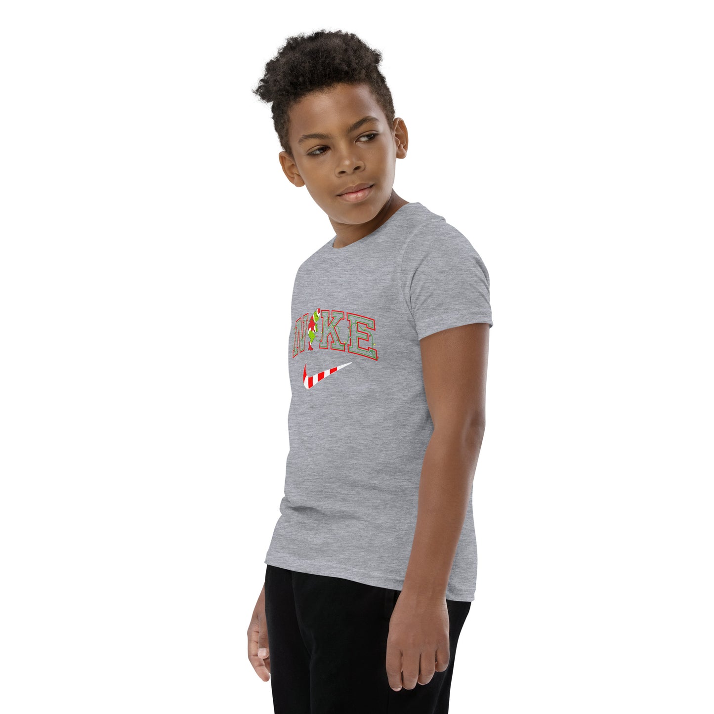 Candy cane mean one Youth Short Sleeve T-Shirt