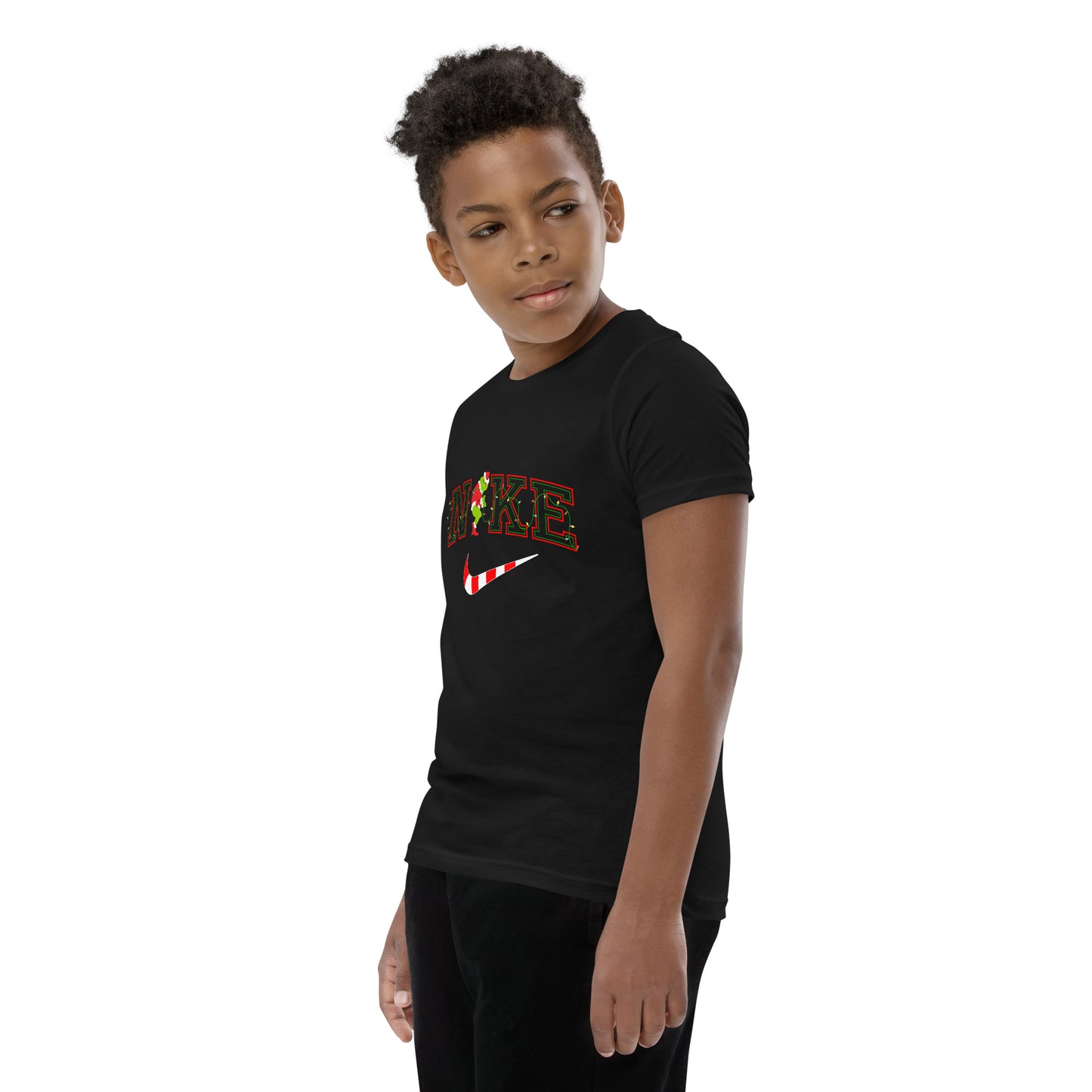 Candy cane mean one Youth Short Sleeve T-Shirt