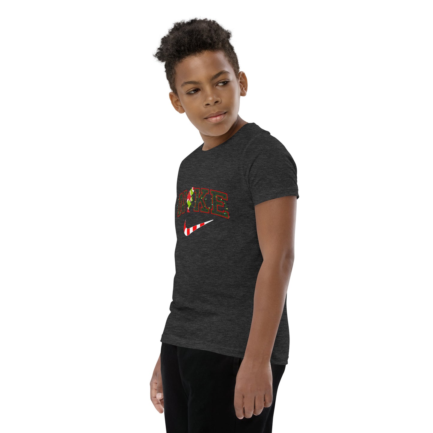 Candy cane mean one Youth Short Sleeve T-Shirt