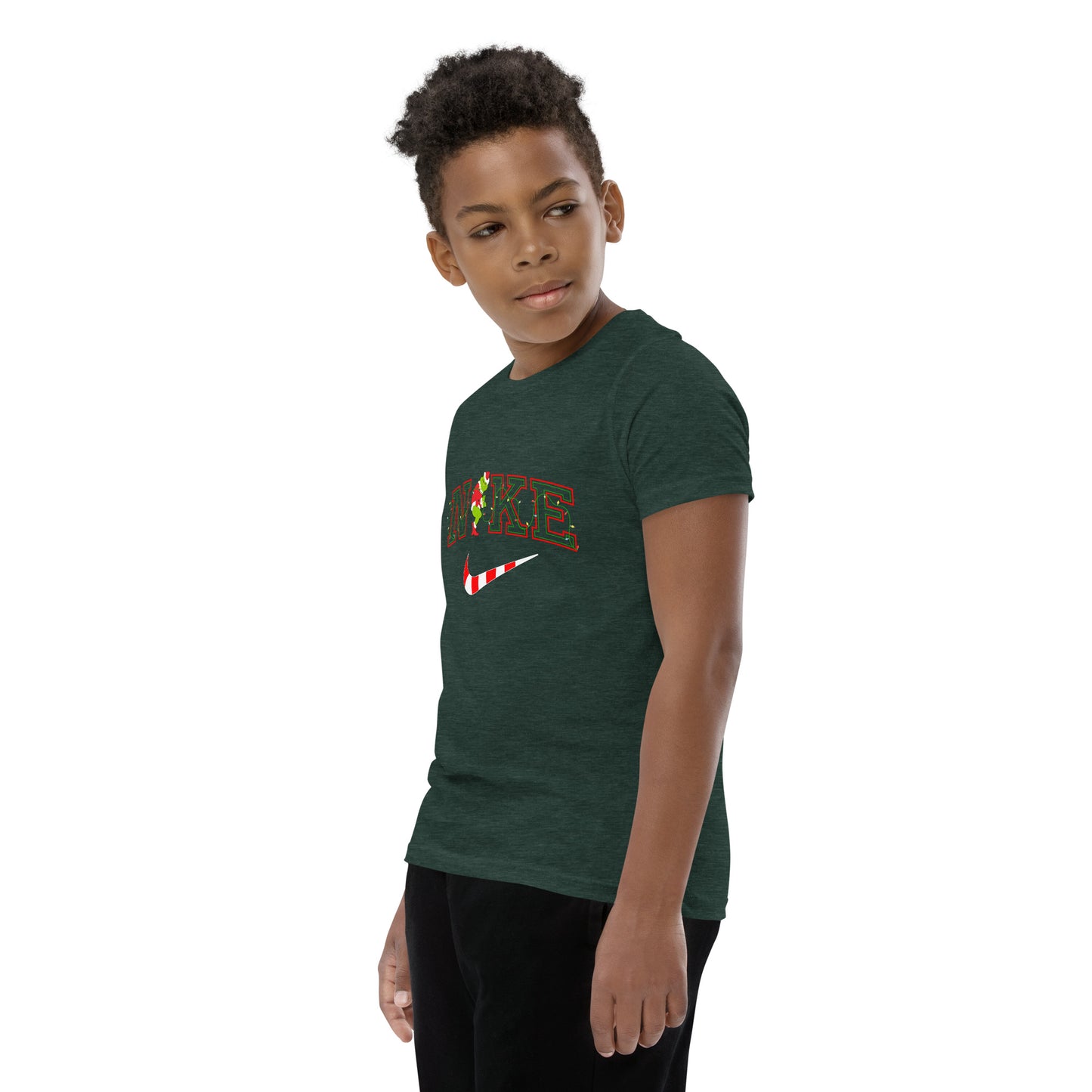 Candy cane mean one Youth Short Sleeve T-Shirt
