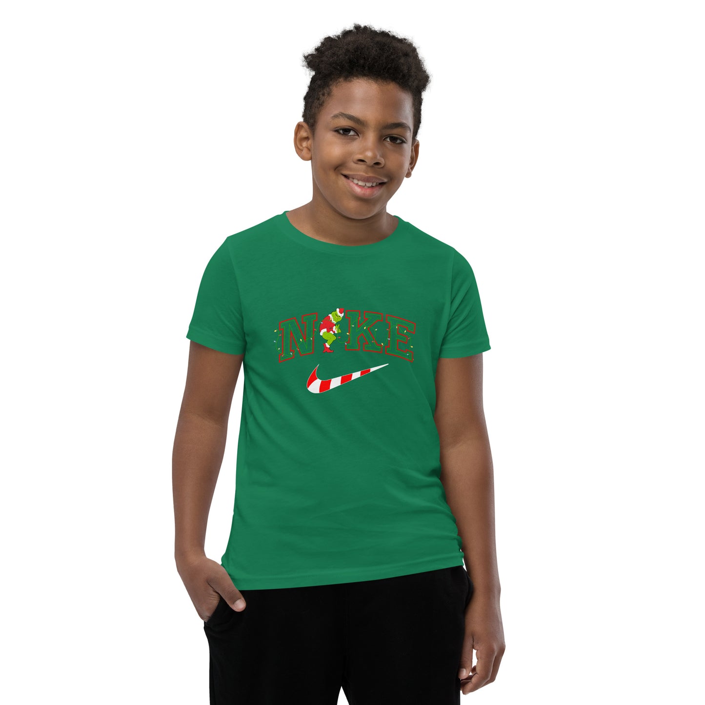 Candy cane mean one Youth Short Sleeve T-Shirt