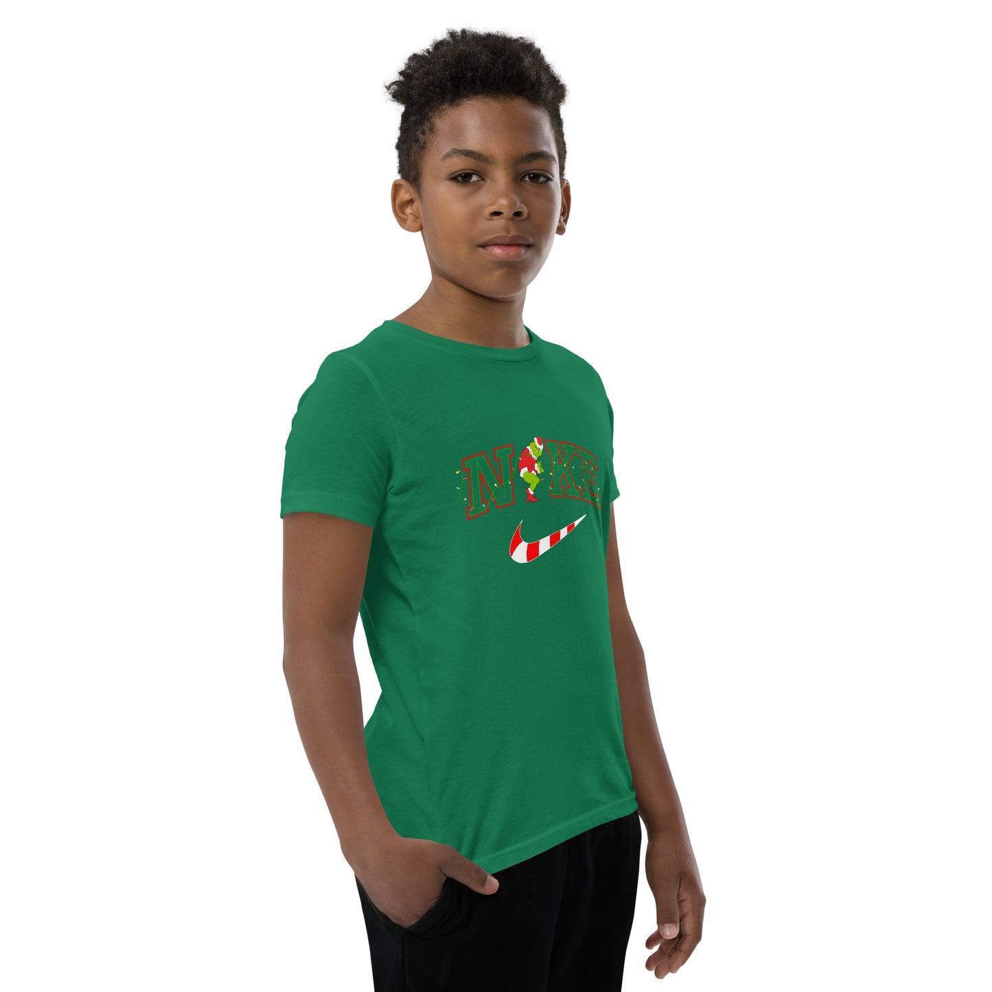 Candy cane mean one Youth Short Sleeve T-Shirt