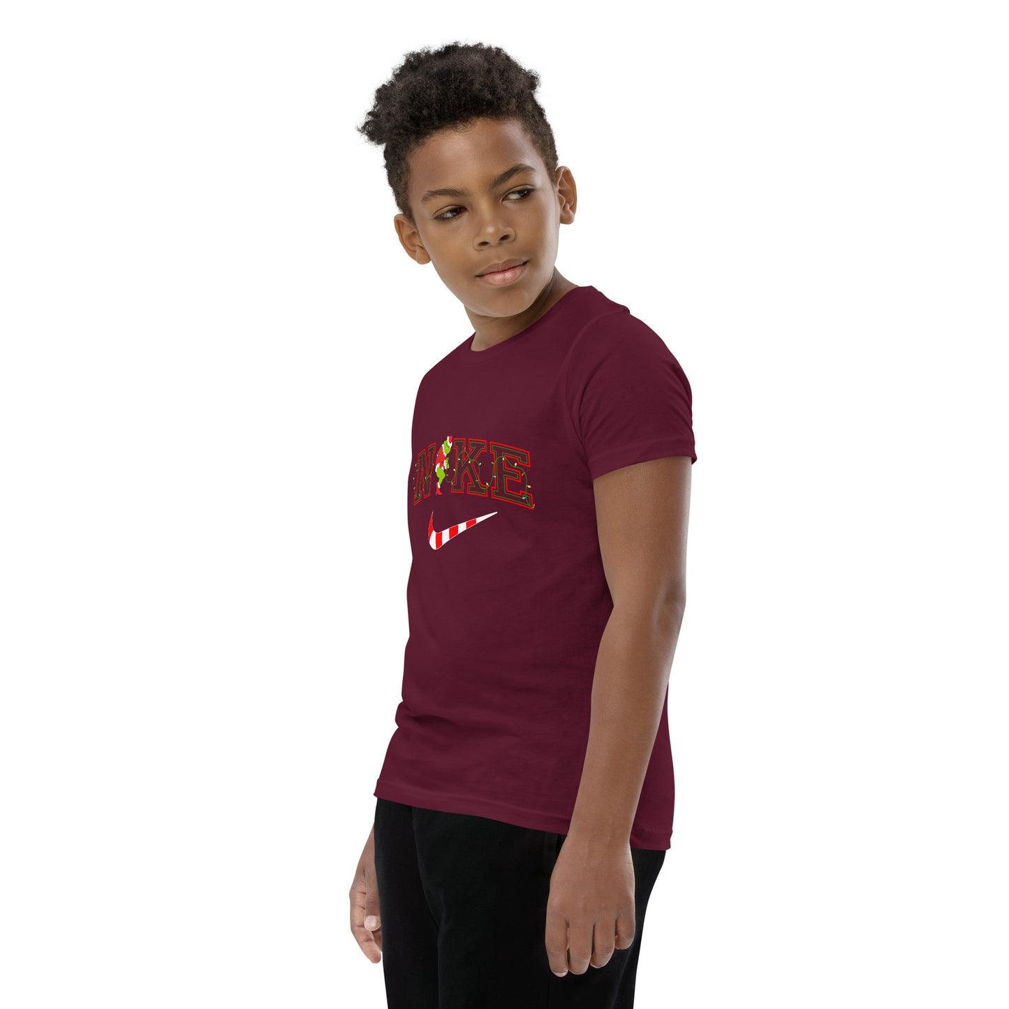 Candy cane mean one Youth Short Sleeve T-Shirt