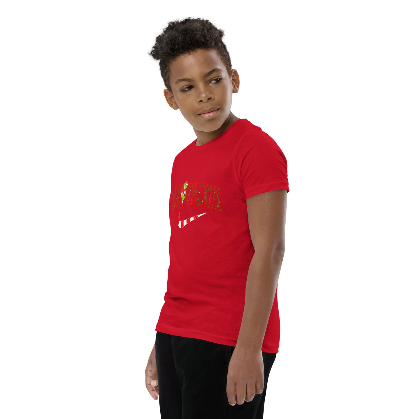 Candy cane mean one Youth Short Sleeve T-Shirt