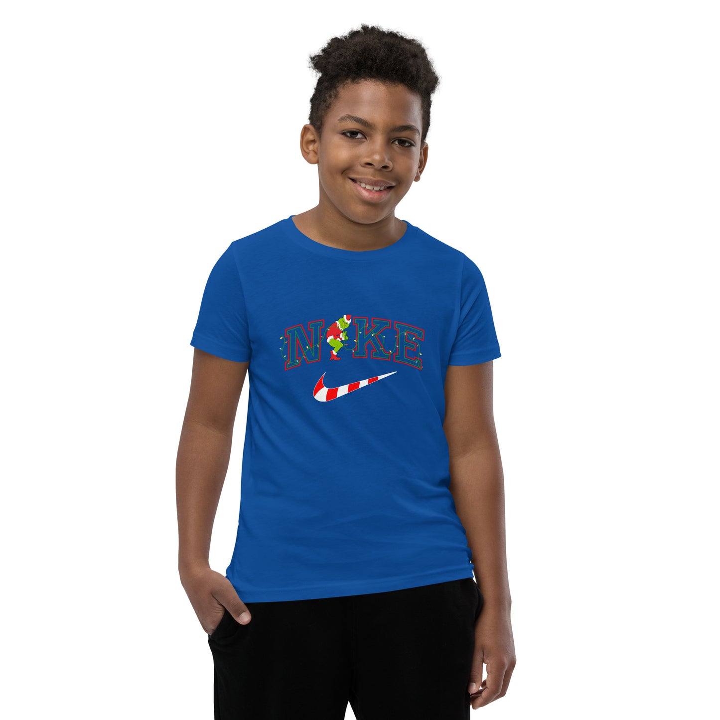 Candy cane mean one Youth Short Sleeve T-Shirt