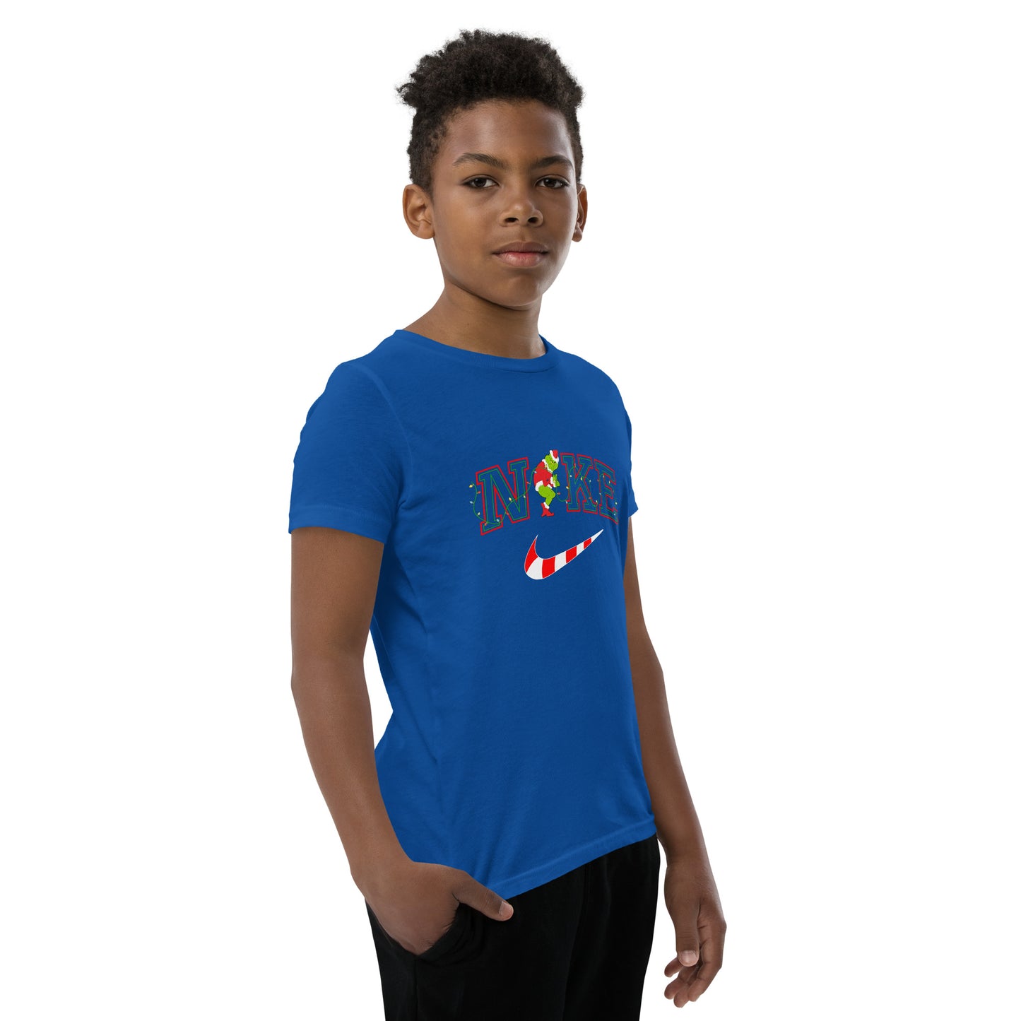 Candy cane mean one Youth Short Sleeve T-Shirt