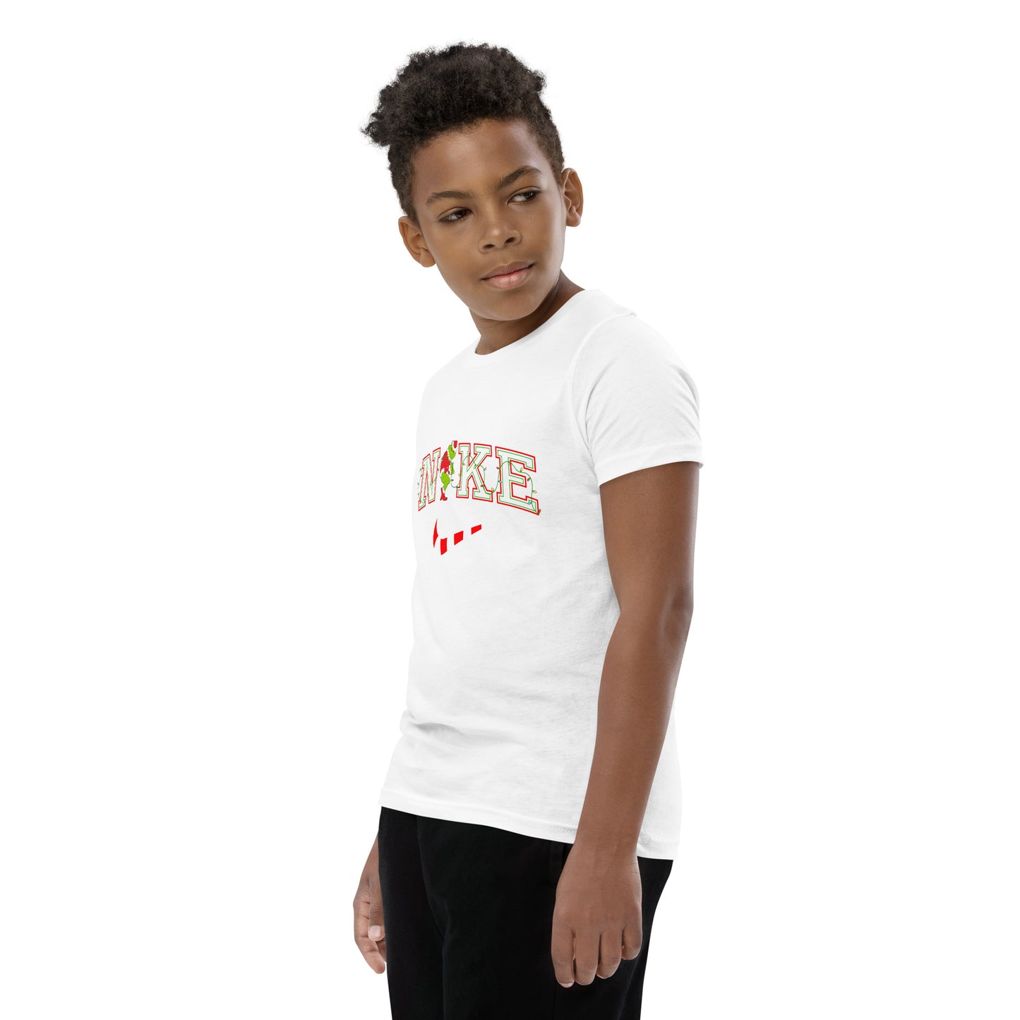 Candy cane mean one Youth Short Sleeve T-Shirt