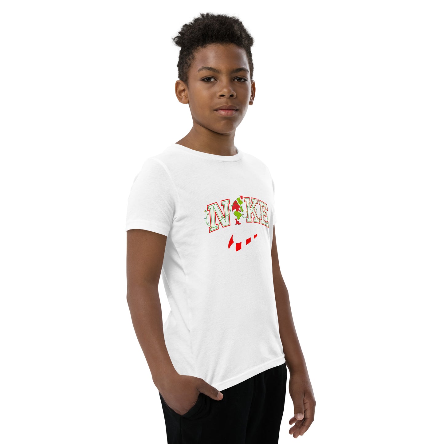 Candy cane mean one Youth Short Sleeve T-Shirt